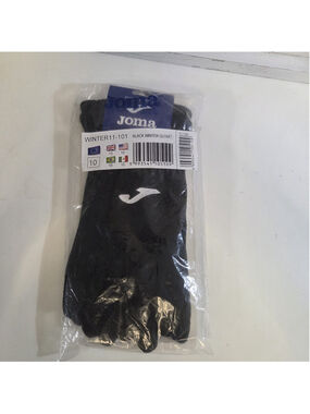 Men's Joma Black Winter Gloves size 10 small/medium